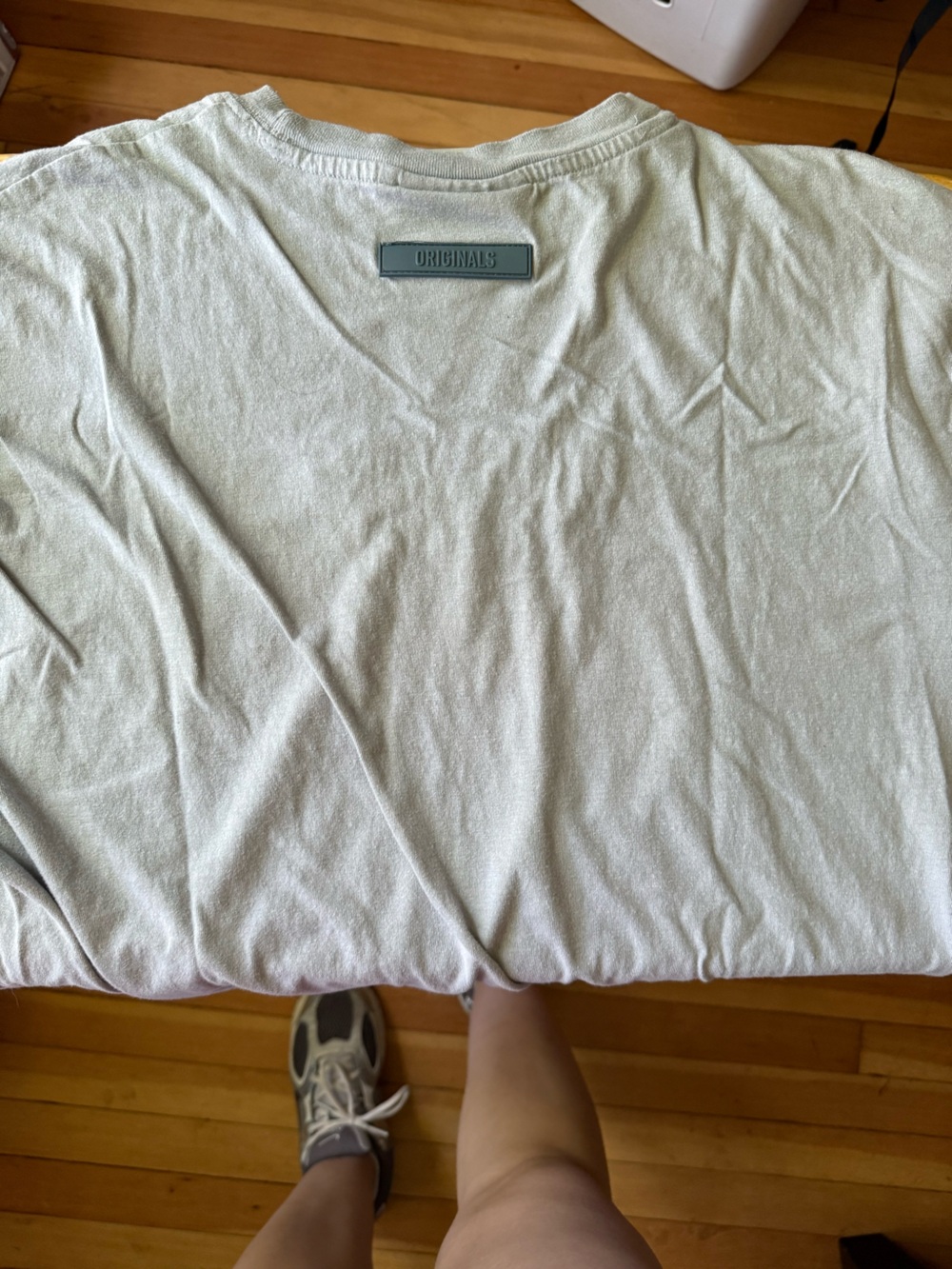 Men’s Brooklyn Cloth Light Gray 'ORIGINALS' Embroidered short sleeve‎ size large - Picture 6 of 9